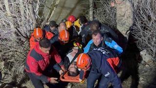 Erzurum’da nefes kesen kurtarma operasyonu