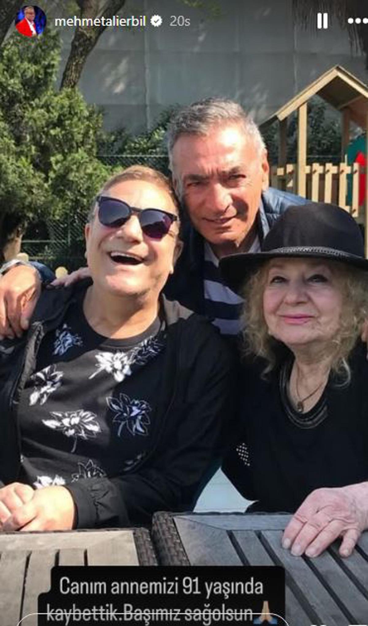 Mehmet Ali Erbil in acı g&uuml;n&uuml;yd&uuml;: Annesinin cenazesine katılmadı! Canlı yayın a&ccedil;tı, tepki &ccedil;ekti 1