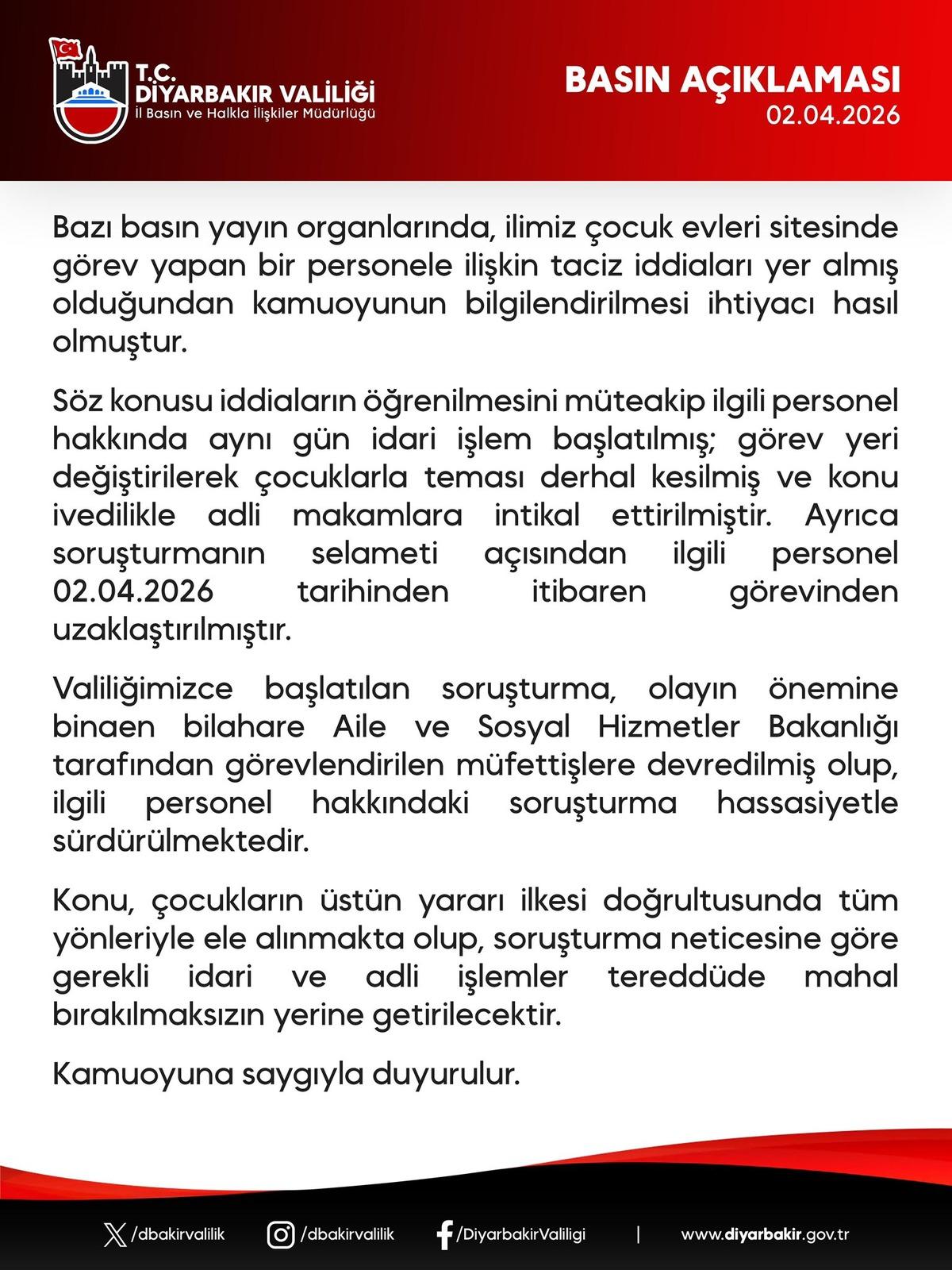 &Ccedil;ocuk tacizcisine g&ouml;z yumdular! Diyarbakır da iğren&ccedil; olay: Valilik devreye girince skandal son buldu 3