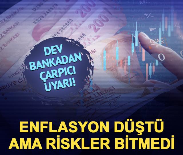 Enflasyon d&uuml;şt&uuml; ama riskler bitmedi! ING'den &ccedil;arpıcı uyarı