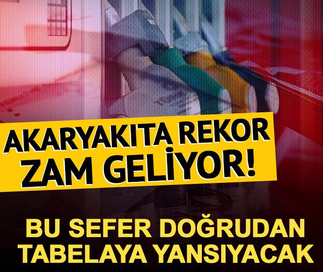 Eşel mobil marjı doldu! Motorine 7 TL zam geliyor