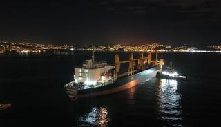 Boğaz'da gemi arızası: Trafik &ccedil;ift y&ouml;nl&uuml; durdu