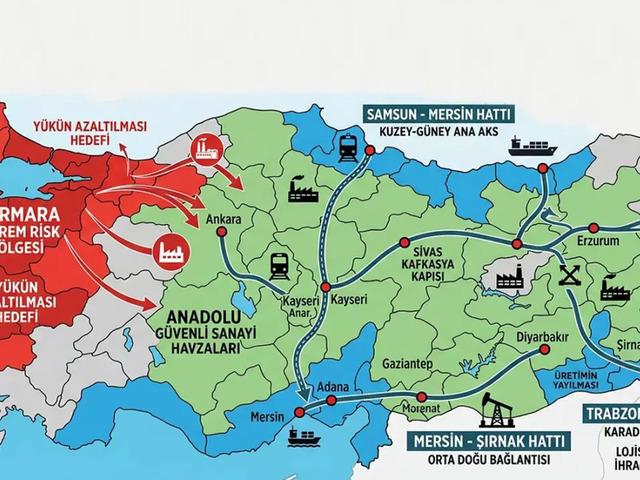 4 yeni rota! Marmara deprem riskine karşı 4 yeni sanayi koridoru geliyor