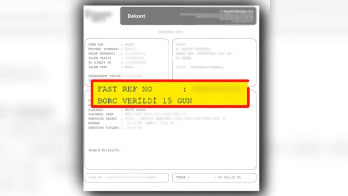 IBAN verdi, alacağını istedi bor&ccedil;lu &ccedil;ıktı! Dekonttaki bu detaya dikkat: 50 bin aldı, 75 bin geri &ouml;dedi 2