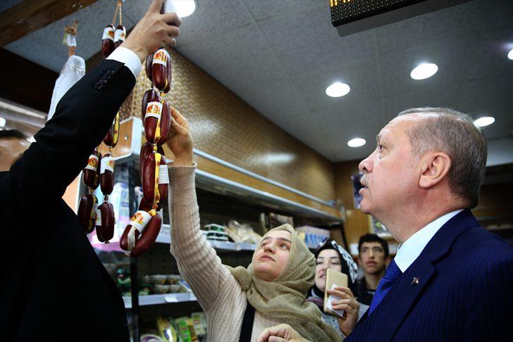Cumhurbaşkanı Erdoğan'dan sürpriz alışveriş molası! İşte listesindekiler G5