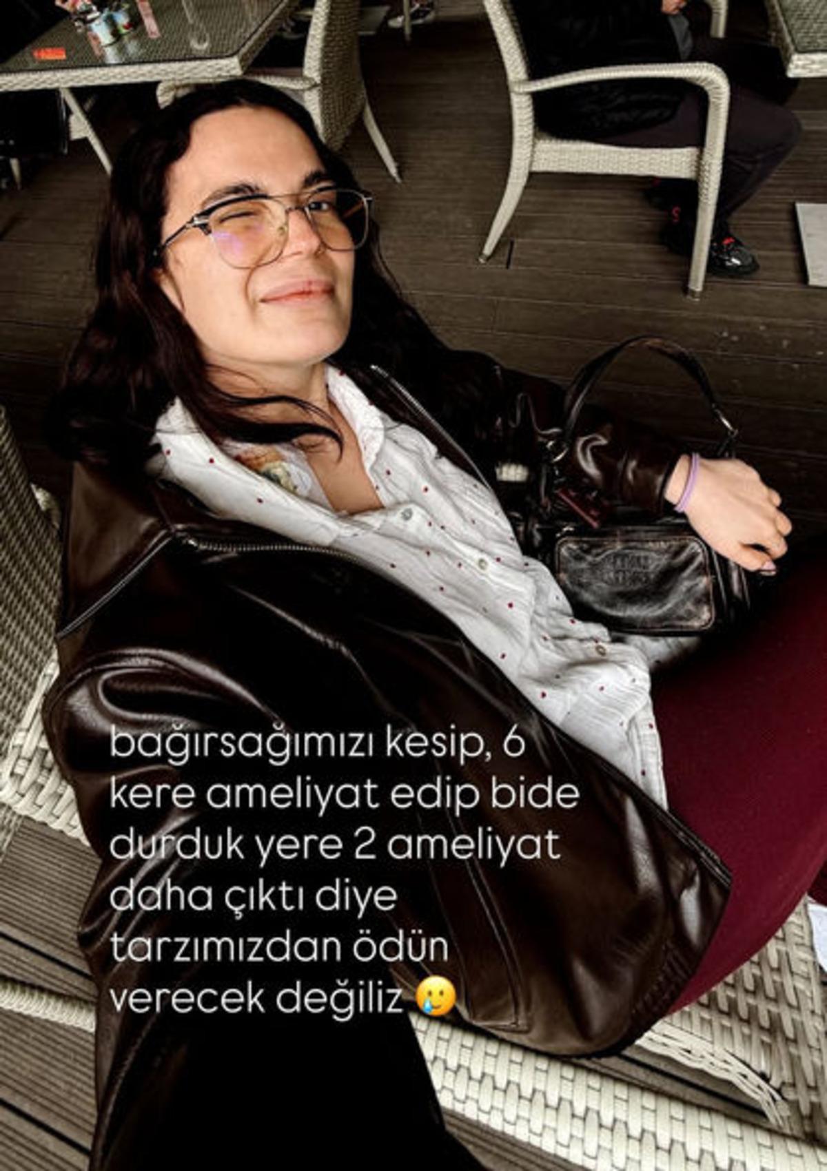 Doktor hatası y&uuml;z&uuml;nden hayatı kabusa d&ouml;nd&uuml;! 6 kez ameliyat olan Aslı Bekiroğlu son halini paylaştı 3