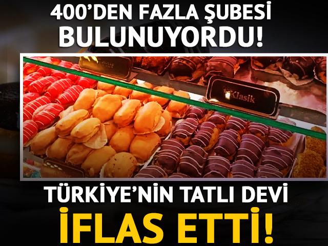 T&uuml;rkiye'de 400'den fazla şubesi bulunuyordu: Tatlı devi iflas etti