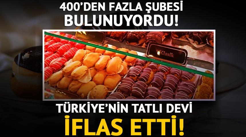 T&uuml;rkiye'de 400'den fazla şubesi bulunuyordu: Tatlı devi iflas etti