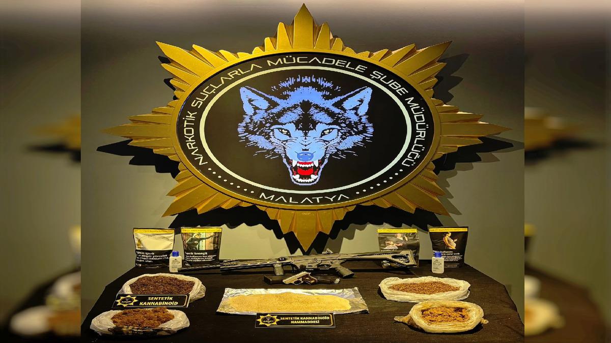 Malatya da uyuşturucu operasyonu sonu&ccedil;landı 4