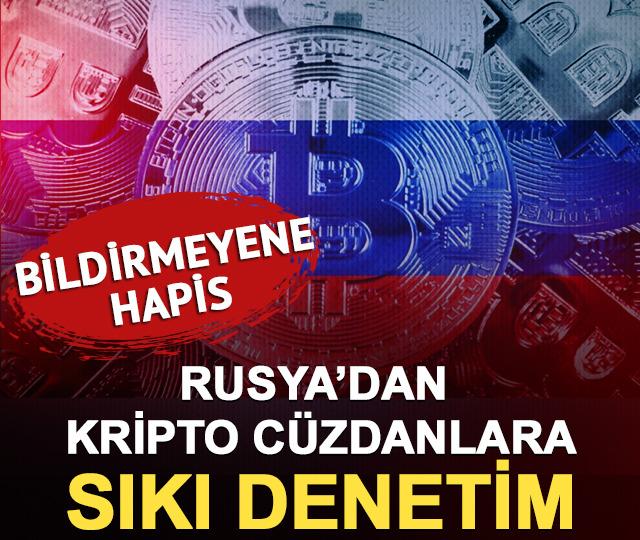 Rusya’dan kripto cüzdanlara sıkı denetim: Bildirmeyene hapis