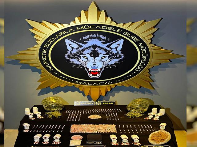 Malatya'da uyuşturucu operasyonu sonu&ccedil;landı
