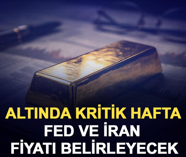 Altında kritik hafta: Fed ve İran fiyatı belirleyecek