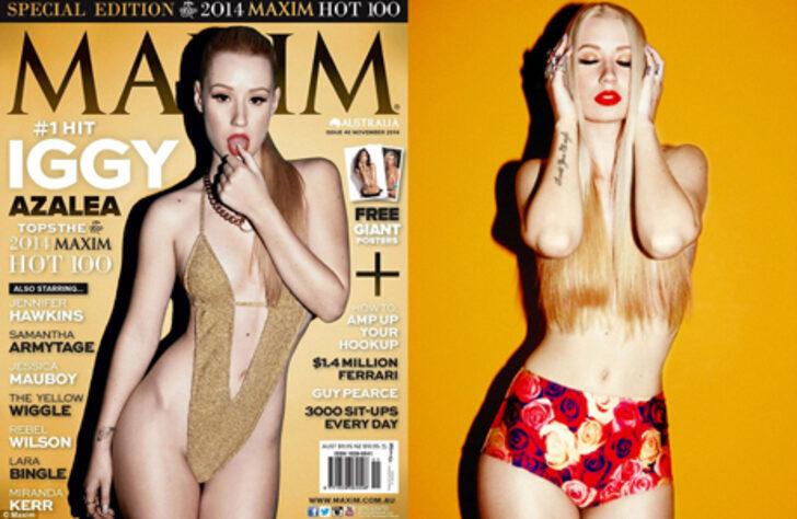 Maxim, Iggy Azalea'yı en seksi kadın seçti, kıyamet koptu!