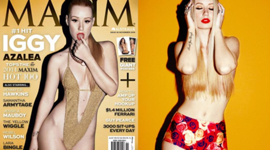 Maxim, Iggy Azalea'yı en seksi kadın se&ccedil;ti, kıyamet koptu!