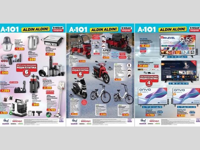 A101'e katlanabilir elektrikli bisiklet geliyor! 9 Nisan 2026 A101 katalog yayınlandı!