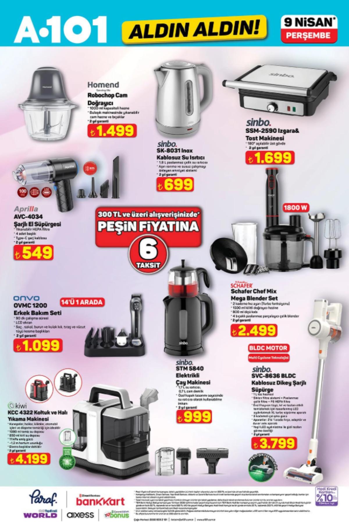 A101 e katlanabilir elektrikli bisiklet geliyor! 9 Nisan 2026 A101 katalog yayınlandı! 7