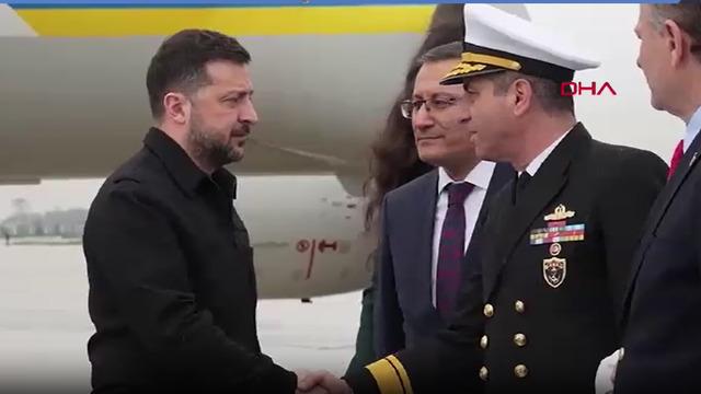 Ukrayna Devlet Başkanı Zelenskiy İstanbul'da