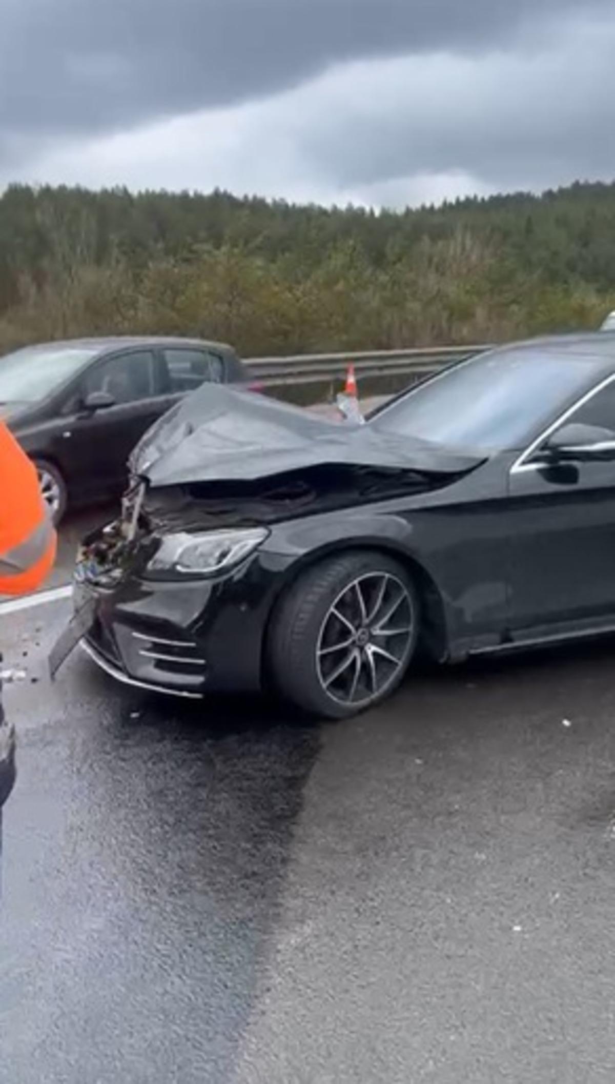 Bolu da 10 ara&ccedil; zincirleme kazaya karıştı! &Ccedil;ok sayıda yaralı var 1