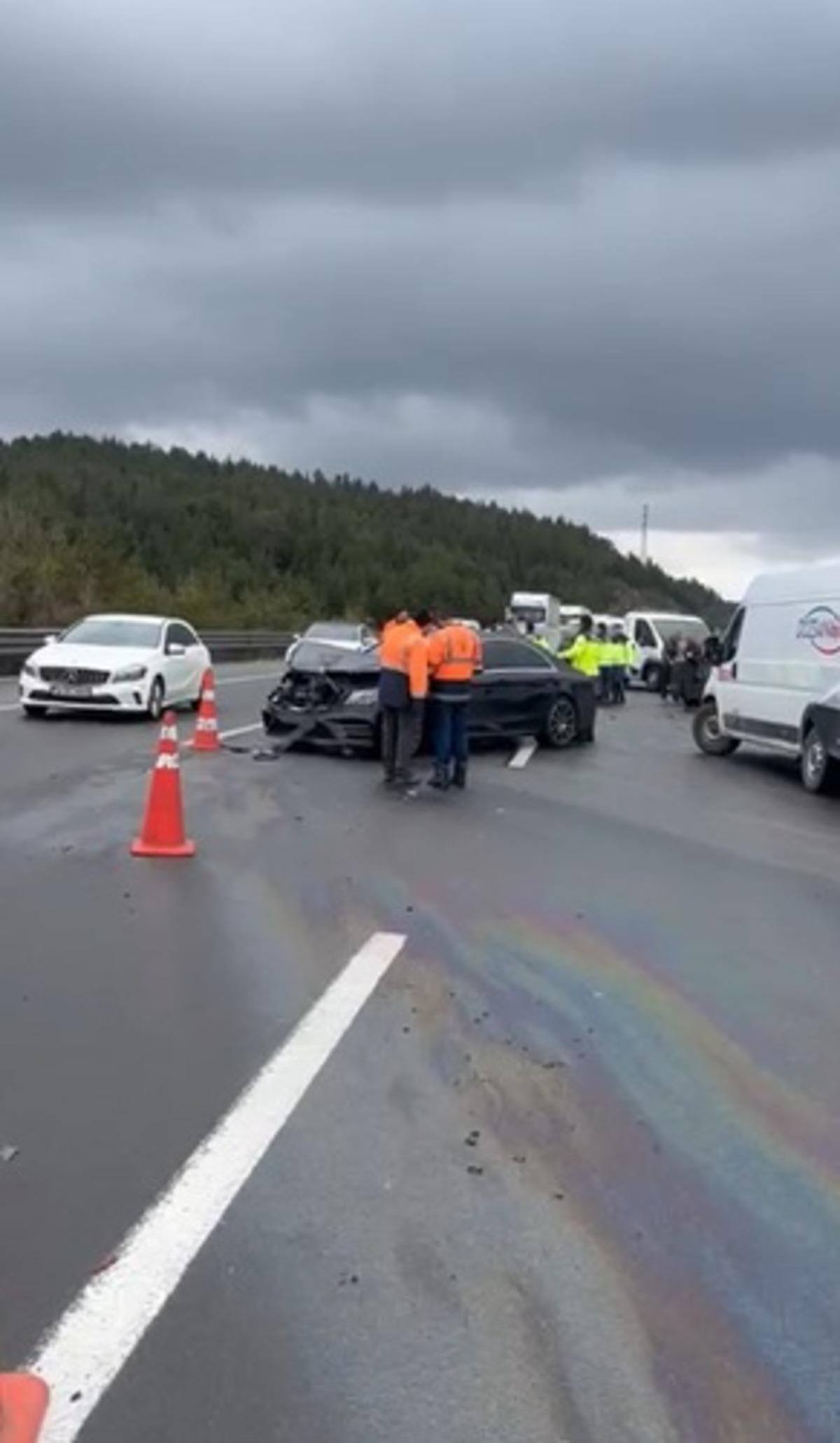 Bolu da 10 ara&ccedil; zincirleme kazaya karıştı! &Ccedil;ok sayıda yaralı var 2