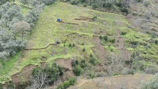 Aydın’da sağanak yağışlar sonrası dağlarda heyelan oluştu