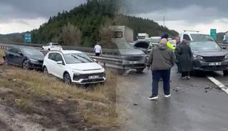 Bolu'da zincirleme kaza! &Ccedil;ok sayıda yaralı var