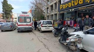 Motosikletin çarptığı yaya yaralandı