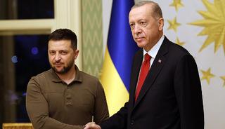 Cumhurbaşkanı Erdoğan ve Zelenskiy g&ouml;r&uuml;şmesi başladı