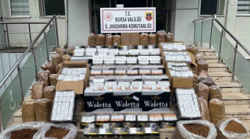 Gemlik&rsquo;te ka&ccedil;ak sigara operasyonu: 2 kişi tutuklandı