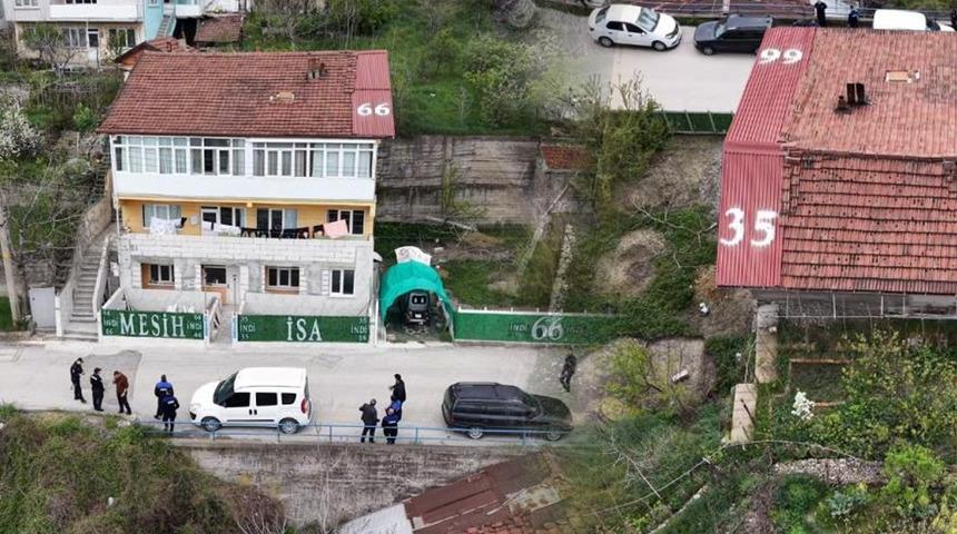 Yer: Karab&uuml;k! Kendisini 'Mesih' ilan etti: Evine yazdığı yazılar ekipleri harekete ge&ccedil;irdi