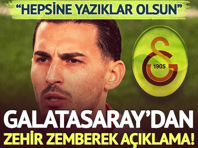 Galatasaray'dan ma&ccedil; sonu son dakika a&ccedil;ıklaması! "Uğurcan &Ccedil;akır'a kara propaganda yaptılar!"