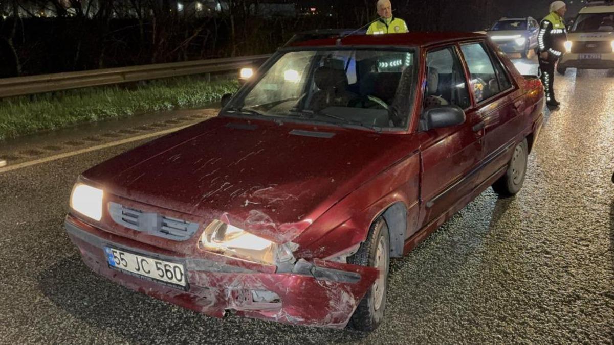 Samsun da zincirleme trafik kazası: 6 yaralı 1