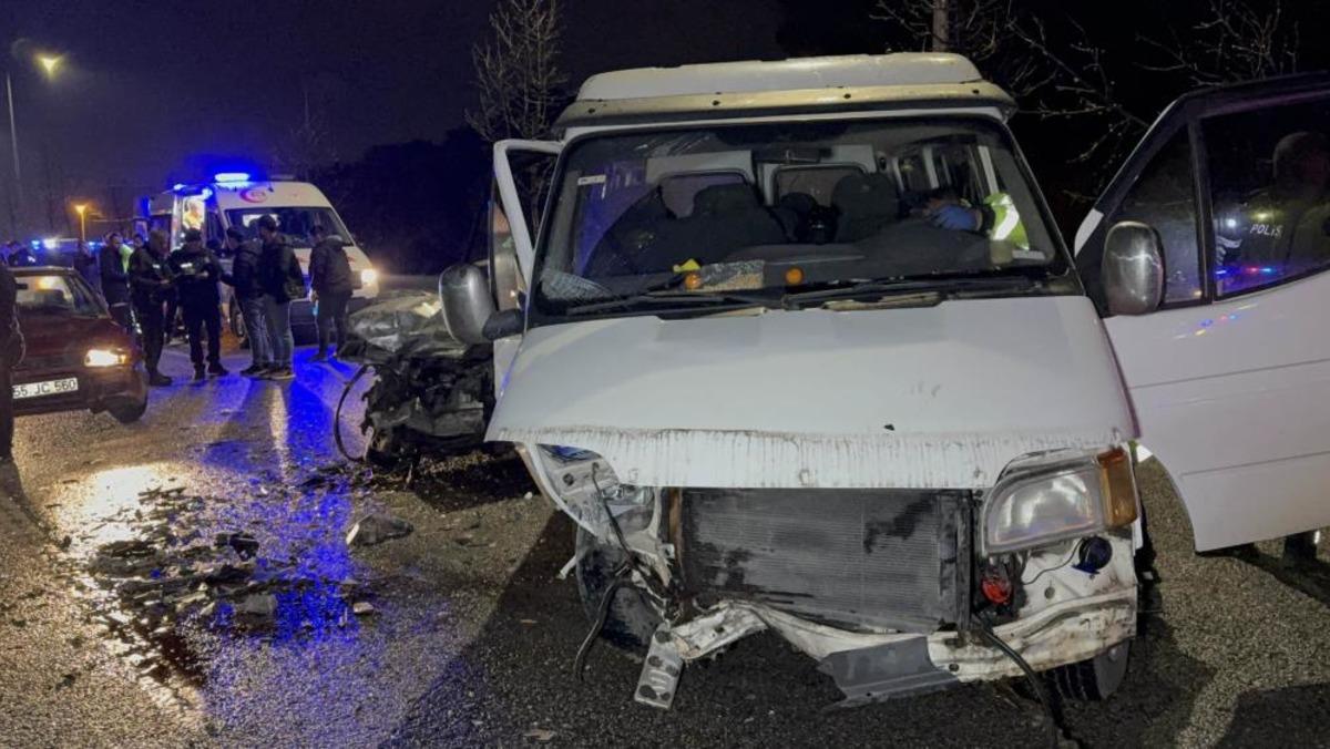 Samsun da zincirleme trafik kazası: 6 yaralı 3