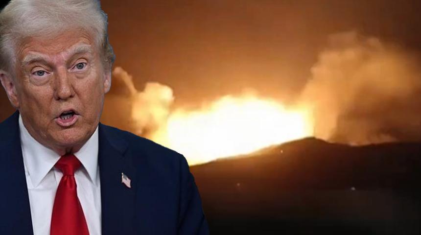 Trump, İran'a saldırının g&ouml;r&uuml;nt&uuml;lerini paylaştı: "Bir&ccedil;ok askeri liderlerini ortadan kaldırdık"