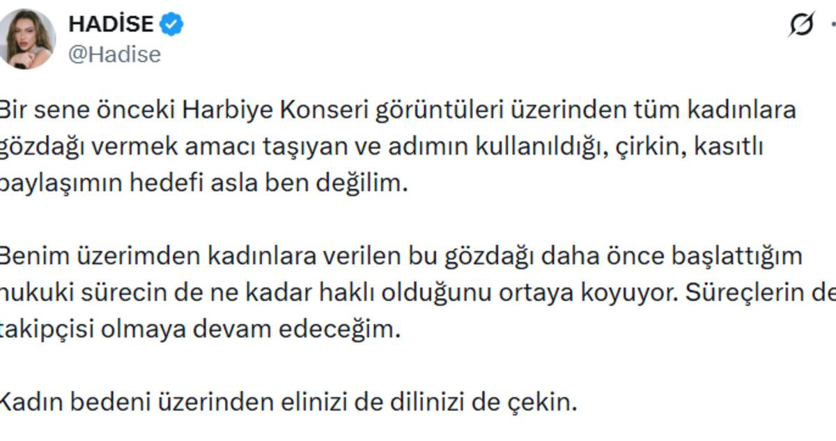 Hadise nin eski görüntüleri gündem oldu! Umut Akyürek’ten sert tepki 1