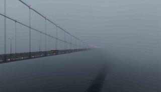 İstanbul Boğazı&rsquo;nda sis etkili oldu