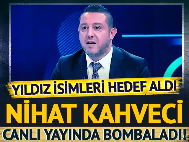 Nihat Kahveci, canlı yayında Galatasaray'ın iki yıldızını hedef aldı!