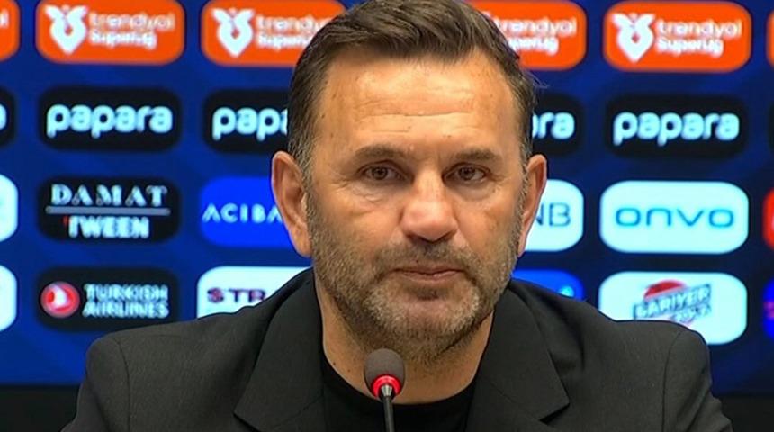 Basın toplantısında Okan Buruk'a b&uuml;y&uuml;k şok! Teşekk&uuml;r edip masadan ayrıldı