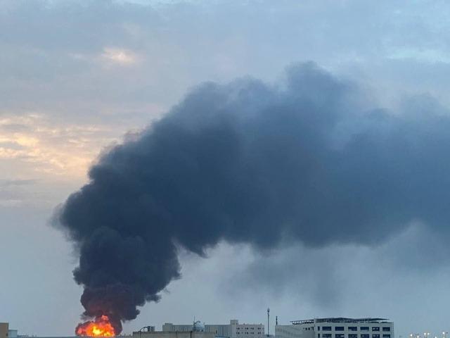 Bahreyn’e yapılan İran saldırıları yangına yol açtı 1