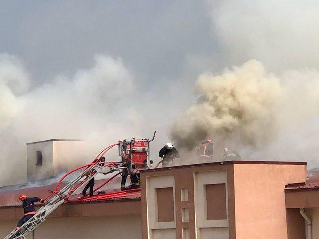 Bursa'da hastanede yangın (2)