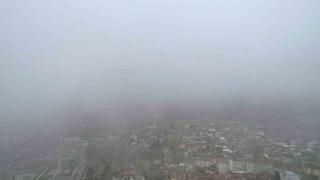 Bursa’da şehrin üzerine sis çöktü