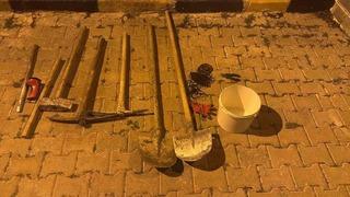 Kaçak kazıya suçüstü: 5 gözaltı