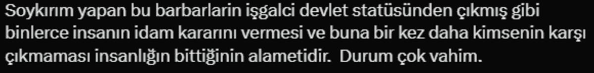 İdam kararı sosyal medyayı ayağa kaldırdı! İsrail e tepki yağıyor: "Katiller, barbarlar" 10