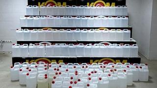 Adana'da kaçak 1865 litre etil alkol ele geçirildi