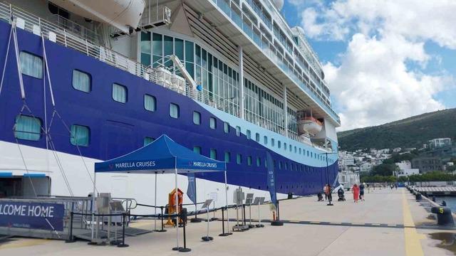 Sezonun ikinci kuruvaziyer gemisi Bodrum’a geldi 3