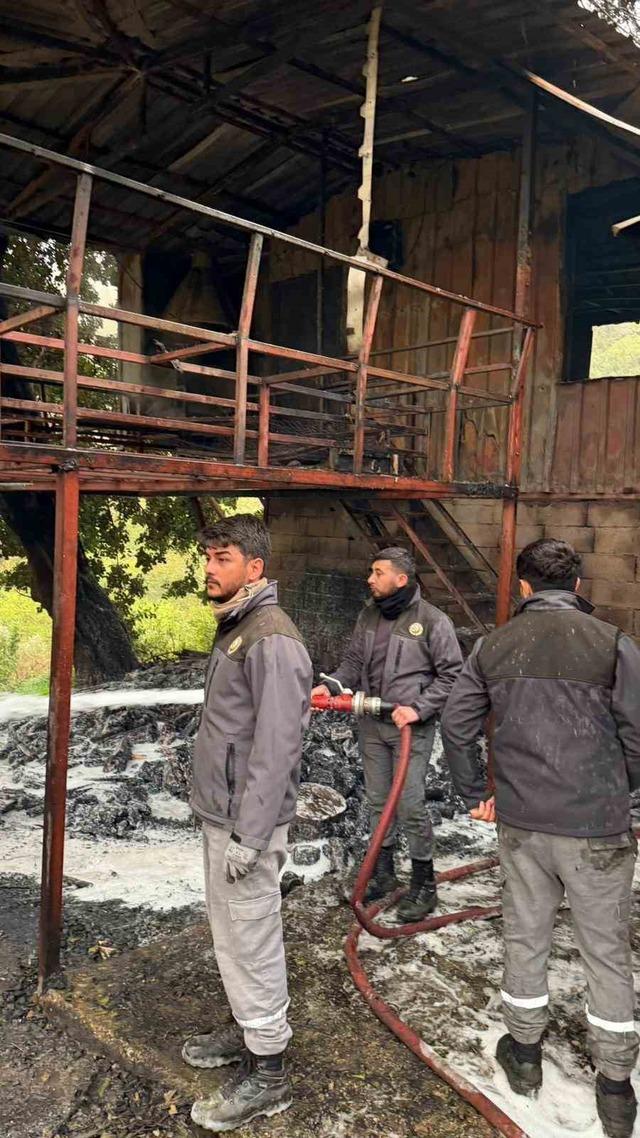 Alanya&rsquo;da m&uuml;stakil ev yangını korkuttu 6
