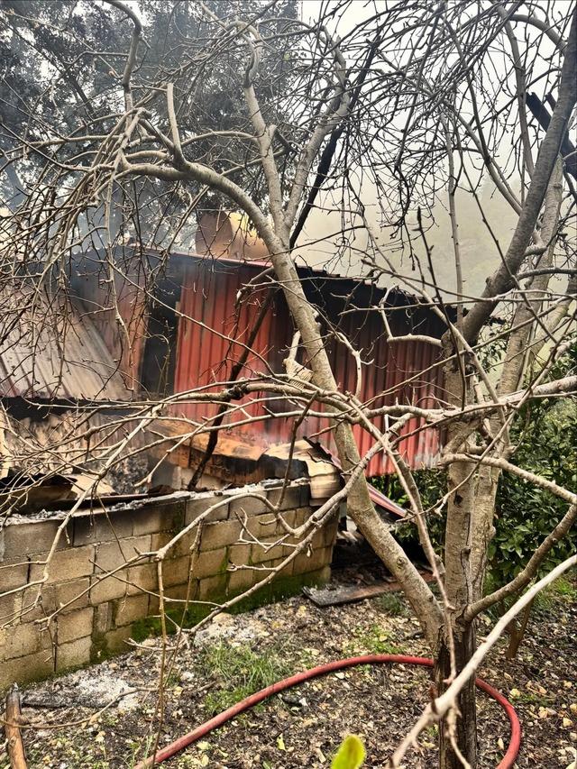 Alanya&rsquo;da m&uuml;stakil ev yangını korkuttu 5