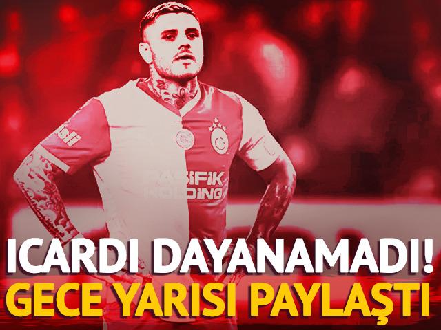 Mauro Icardi gelen eleştirilere daha fazla dayanamadı! Gece yarısı s&uuml;rpriz paylaşım
