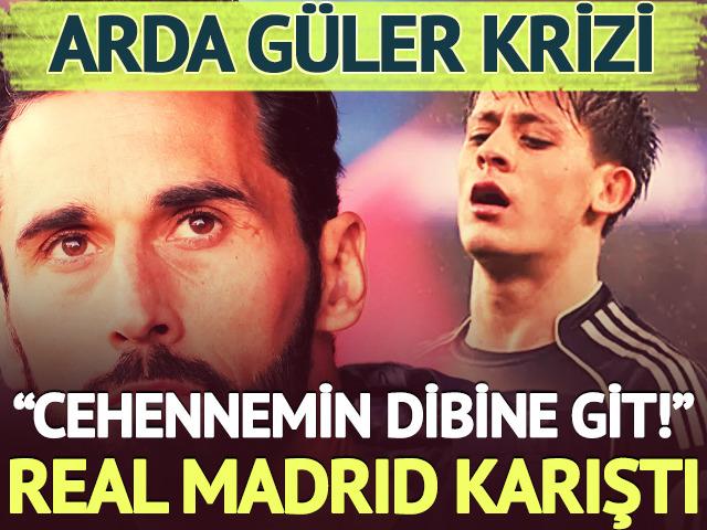 Arda G&uuml;ler oyundan alındı, Real Madrid resmen karıştı! "Cehennemin dibine git"
