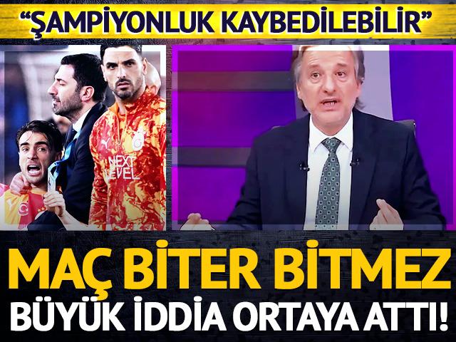 Galatasaray hakkında b&uuml;y&uuml;k iddia! Şampiyonluk kaybedilebilir