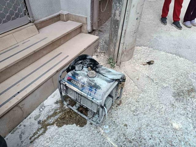 Bursa&rsquo;da jenerat&ouml;r yangını korkuttu 1